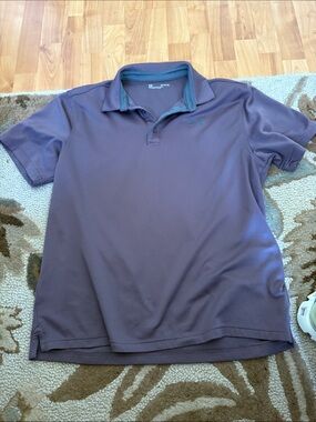 Under Armour Men's Deep Purple Performance Polo